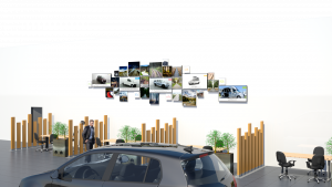 mur d'images destructurées